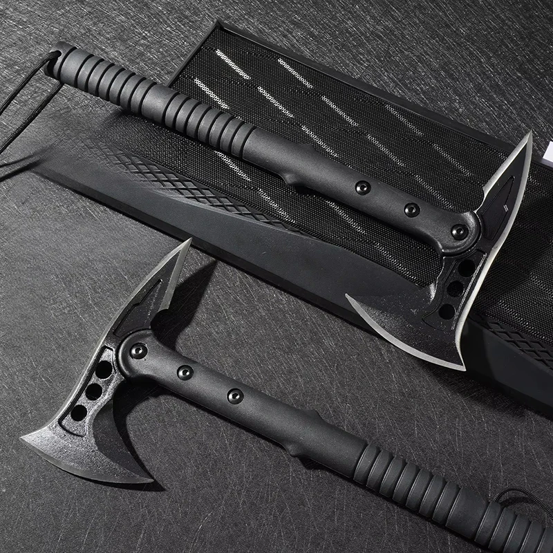 في الهواء الطلق مهندس تكتيكي فأس الشيطان الاعتداء تخديل فتح النار الفأس الدفاعية متعددة الوظائف اليد الفأس البرية بقاء EDC أداة