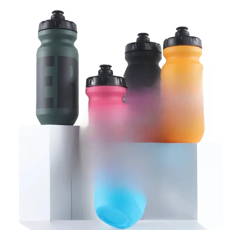 AliExpress UK BOLANY-Bike Water Bottle with Cover, Bicycle Portable Kettle, Matte Plastic Sports Bottle, Outdoor Supplies, 610ml