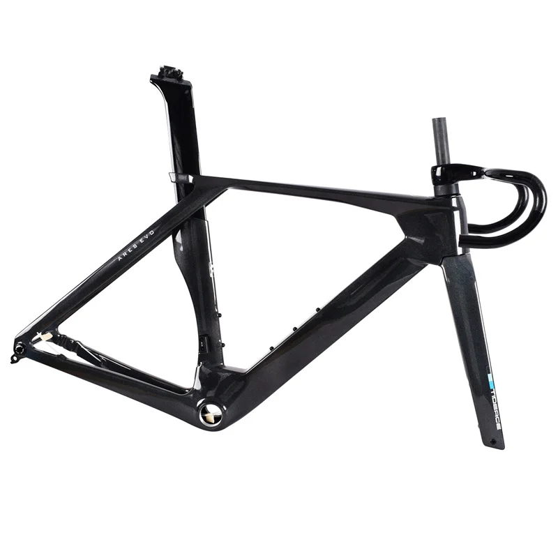 EPS T1000 Full Carbon Fiber Road Bike Frame, 980G, Full Internal Cable, Disc Brake, T47 Max 700 * 32C Tires