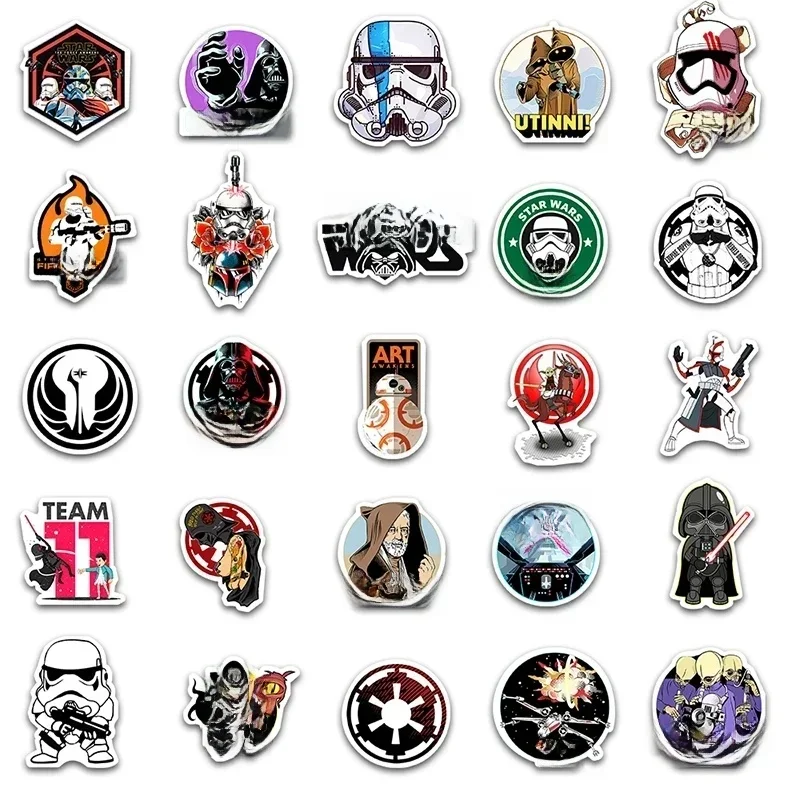 Autocollants Graffiti dessin animé Cool, 50 pièces, autocollants de dessin animé drôle pour tasse d'eau, ordinateur portable, bagages, carnet de notes, voiture, Skateboard, autocollants imperméables