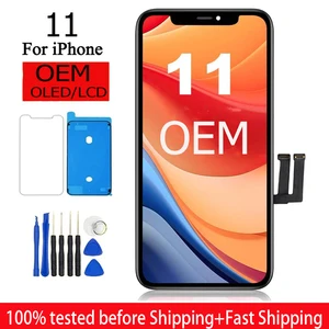 OEM Pantalla untuk iphone 11 Rakitan Digitizer Layar Sentuh Layar Sentuh untuk Penggantian LCD iPhone 11 dengan Sentuhan 3D 10 tampilan iphone 8 penjualan terbaik - №
