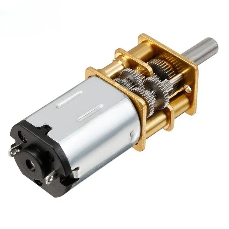 GA12-N20 DC 3V 6V 12V Micro moteur à engrenages en métal motoréducteur 30 tr/min 50 tr/min 60 tr/min 100 tr/min 150 tr/min 200 tr/min 300 tr/min 600 tr/min 1000 tr/min