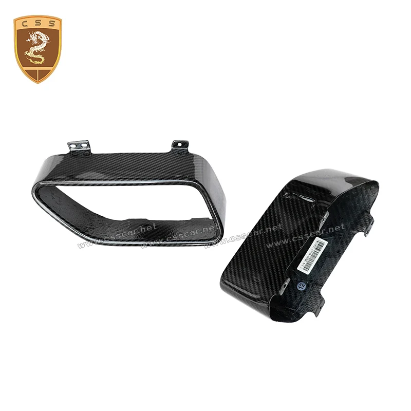 Car Exhaust Muffler Cover Rear Tail Pipe Cover Trim Replacement For McLaren MP4/650S OEM Style Protection  Accessories view 5