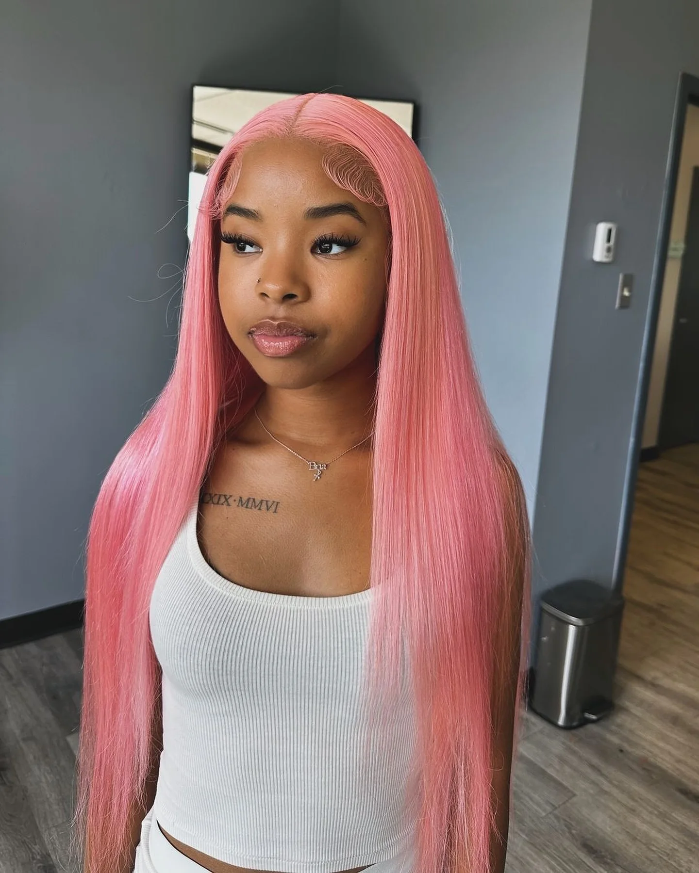 30 38 inches Straight Light Pink 13x4 Lace Front Wig Human Hair 200 Density 13x6 Hd Lace Frontal Wig 613 Colored Lace Front Wigs