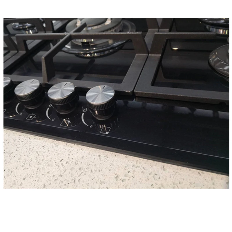 Gas Stove Built-in Fierce Fire Cooker 87CM  With Oven 5 Burner  Stir Frying Cooktop European Style 5 Eyes Gas Stoves For Home