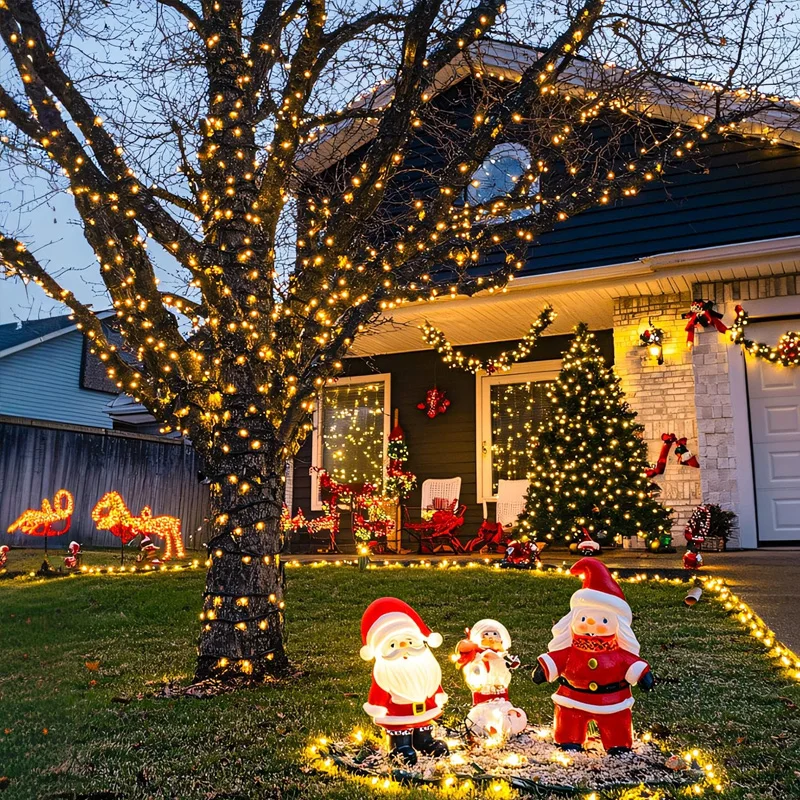 

Светодиодные гирлянды премиум-класса с маленькими бусинами, красочный градиентный эффект, водонепроницаемые и гибкие, незаменимые для праздничного декора дома и мероприятий