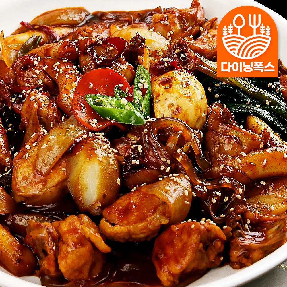 [Diningfox] Andong Shungam Steamed Chicken/Chuncheon Pure Chicken Ribs 700g * 2 Pack