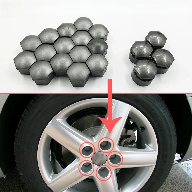 321601173A 8D0601173D pour Audi A1 A3 A4 A5 A6 A7 A8 Q3 Q5 couvercle décoratif de moyeu de bouchon de vis de pneu Automobile