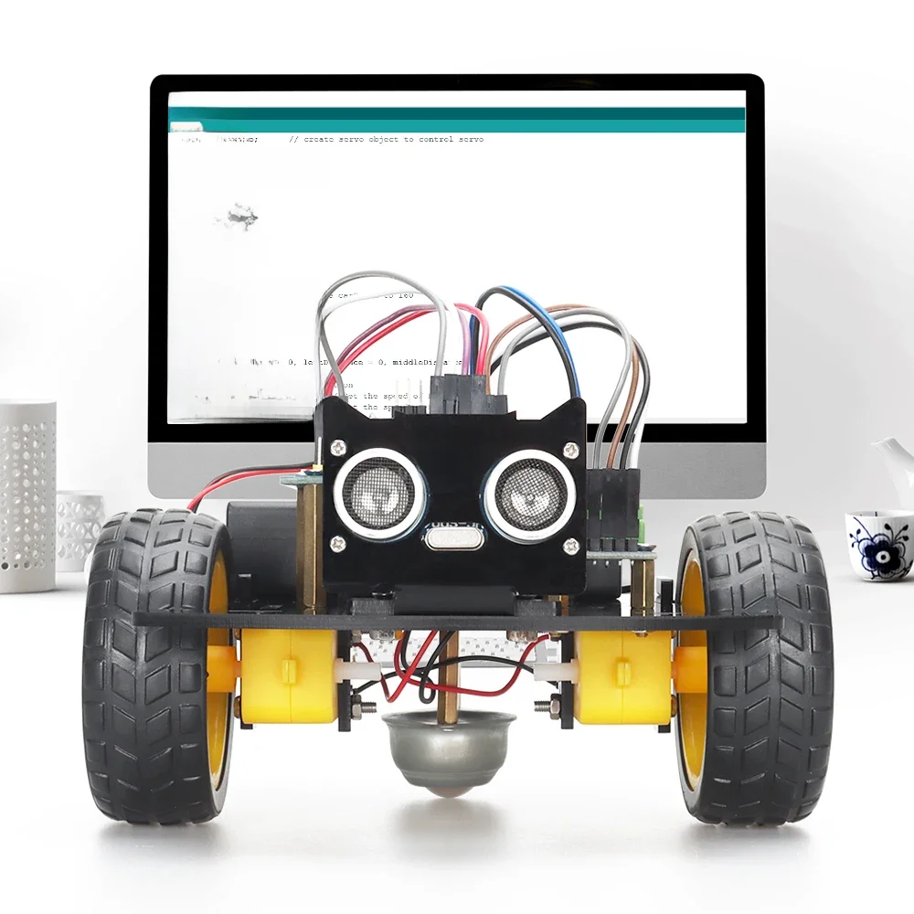TSCINBUNY Inteligentny zestaw robota startowego do programowania Arduino Nauka i rozwijanie umiejętności Kompletny zestaw Edukacyjny zestaw robota — zdjęcie 2