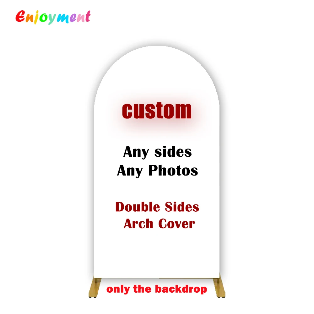

Enjoyment Custom Arch Backdrop Kids Birthday Party Photograph Theme Background Wall Decoration Baby Shower Zipper