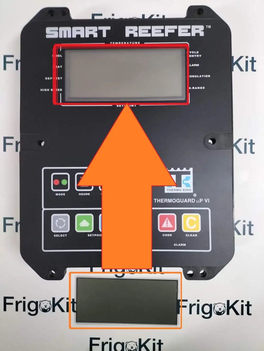 TRP LCD DISPLAY REPLACEMENT FOR THERMOGUARD UPV UPIV UPIV+ MPV MP-IV MP-VI+ SR+ SB