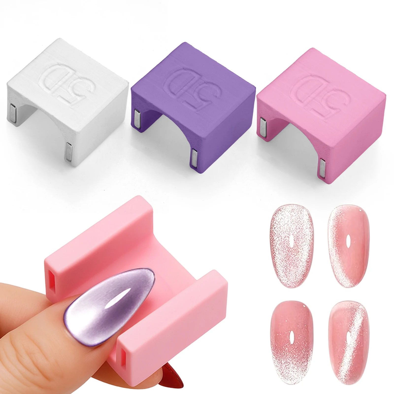 Herramienta magnética para efecto ojo de gato, imán para uñas con efecto ojo de gato, efecto gel, terciopelo especial 5D, herramienta magnética para manicura, salón de belleza, bricolaje.