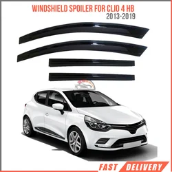 For Renault Clio 4 HB 2012-2019 Model year window protector rain and wind deflector High Quality Fast Shipment