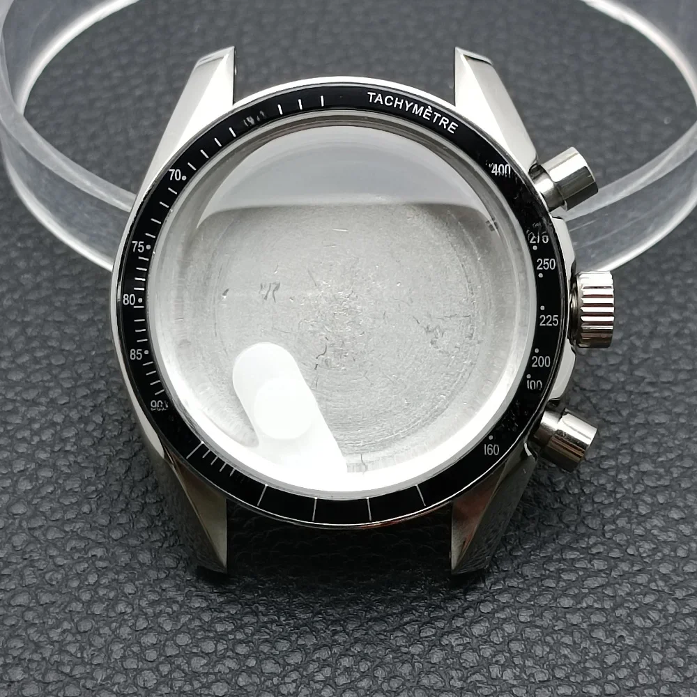 39.7mm męskie zegarki metalowe etui FIT VK63 ruchowe etui do zegarka akcesoria do zegarka części pasuje do 20mm pasek zegarka pudełko — zdjęcie 2