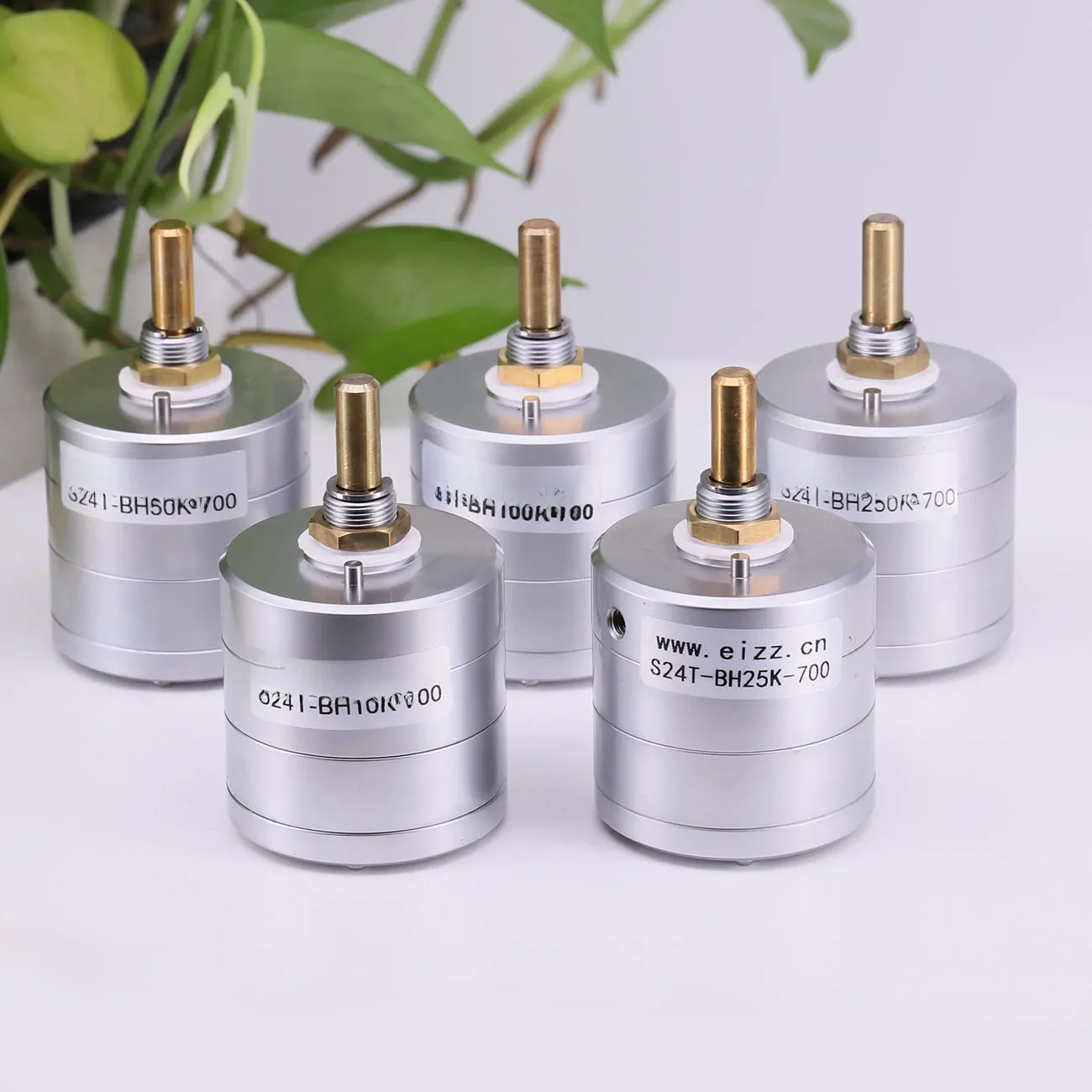 1 szt. EIZZ Stereo 10K 25K 50K 100K 250K 24-stopniowy Potencjometr Głośności LOG Sztukowy Atenuator Audio do Hifi Audio DIY — zdjęcie produktu 7