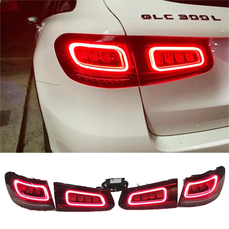 

For Mercedes Benz W253 Glc Taillight Suit For 2016-2019 2020-2021 Style Plugand Play Full LED TailLamp Assembly Rear Lamp