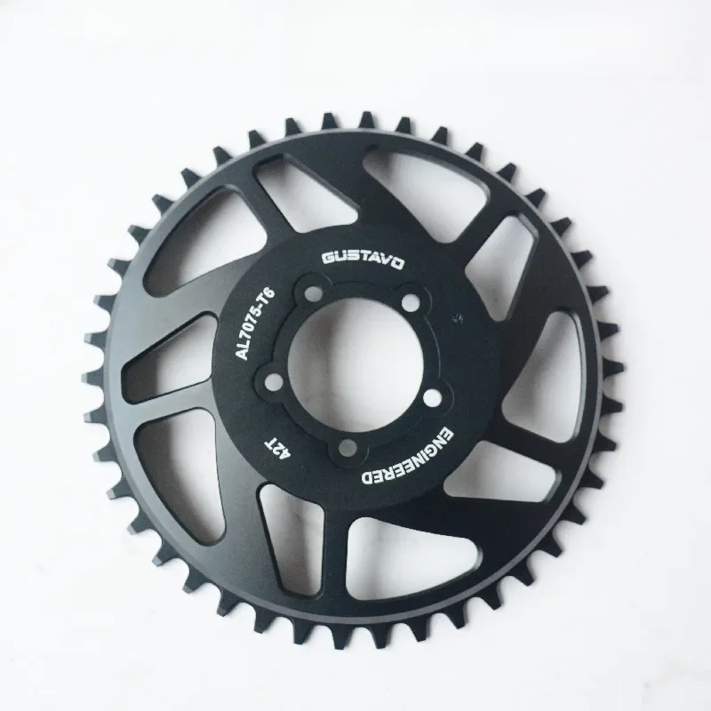 AliExpress GUSTAVO E-bike ChainRing 42T For BAFANG BBS01 BBS02 BBSHD M625 High Quality Aluminum Alloy Electric