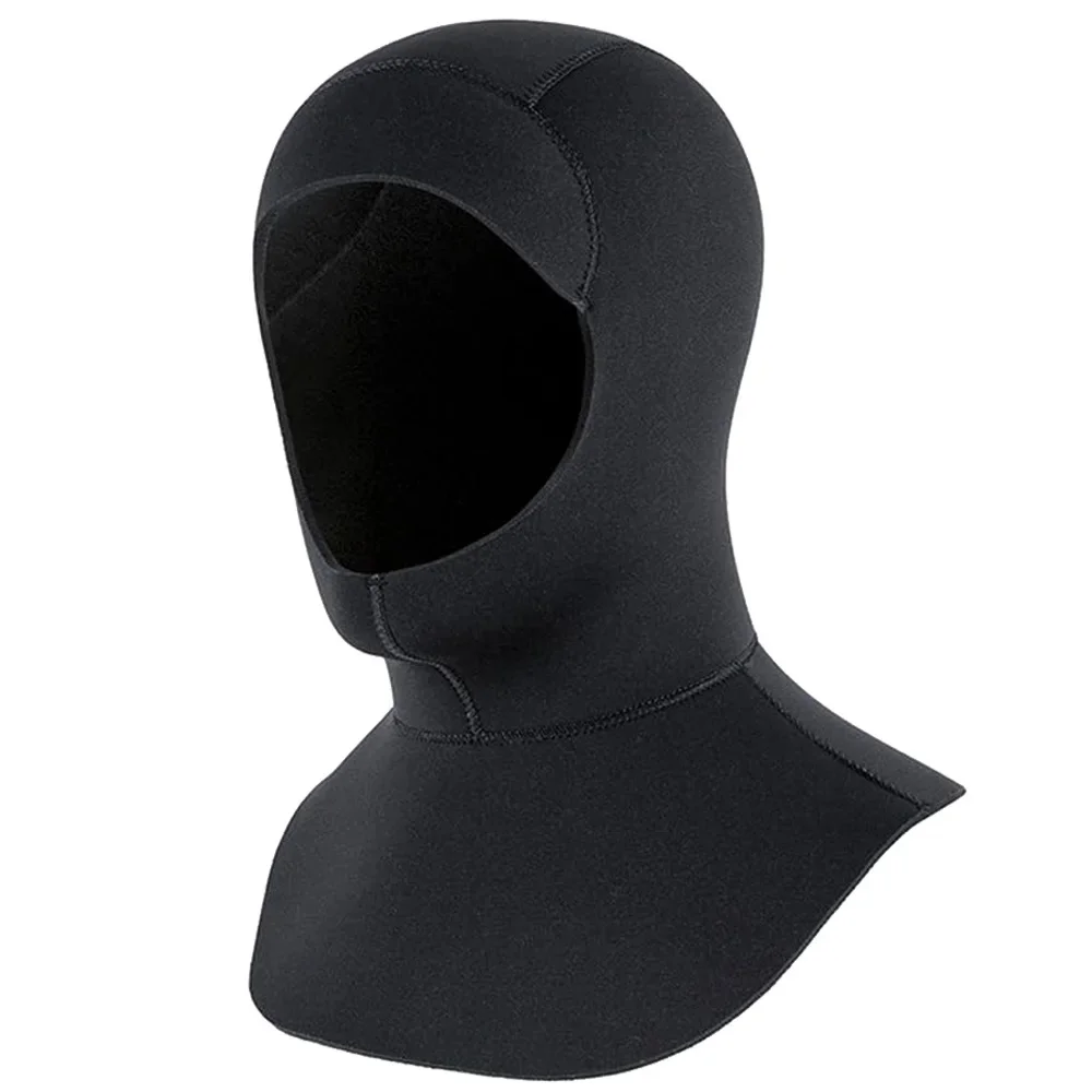 Cagoule de plongée en néoprène, casquette de combinaison 3mm/5mm, extensible, thermique, pour hommes et femmes, eau froide, natation, plongée en apnée, surf