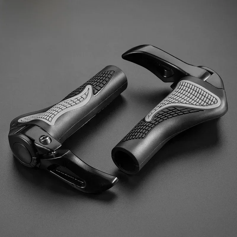 AliExpress ROCKBROS MTB Bicycle Grips Horns Shofar Vice Handlebar Grips Cycling Shockproof Dust-proof Bike Grips Rubber Bilateral Locked