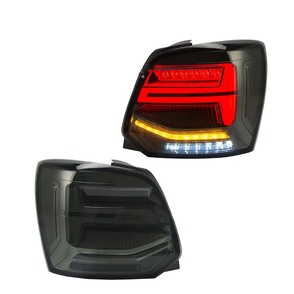 Car Accessories Tail Light Rear LED Taillight Dynamic Streamer Turn Signal Rearlamp For VW Polo 2011-2017