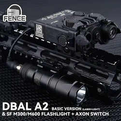DBAL A2 Basic version hotbotton set M300 M600 Flashlight Surefir Tactical optics Aim devices hunting Airsoft accessory NGAL PEQ