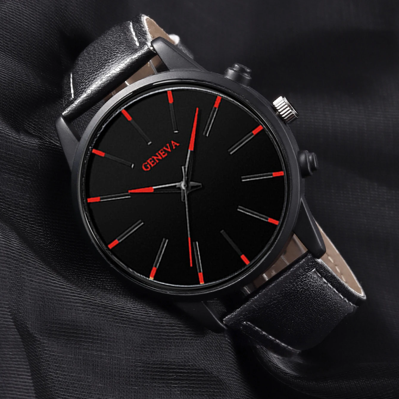 3-Piece Men's Business Leather Watch Set, Suitable for Casual Daily Wear, Versatile for Various Occasions Such as Holiday Parties, the Best Gift for Father