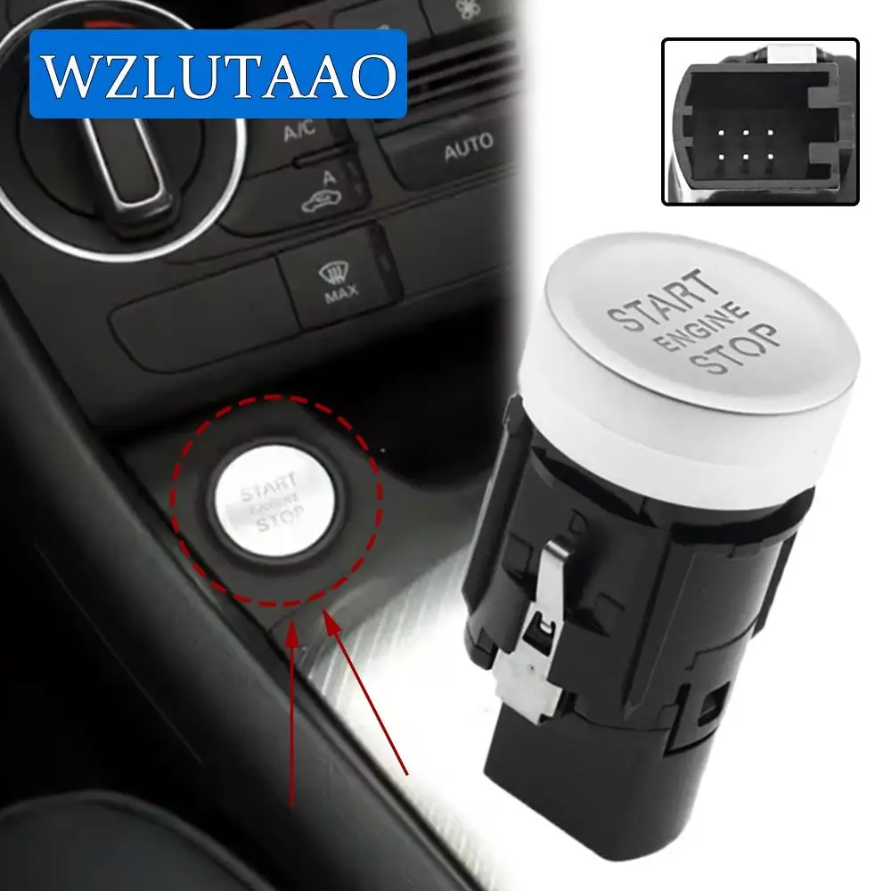 

Engine Start Stop Switch Push Button For Audi Q3 2012-2018 RSQ3 Sportback 2014-2018 8U0905217A 8U0 905 217 A V15-80-0001
