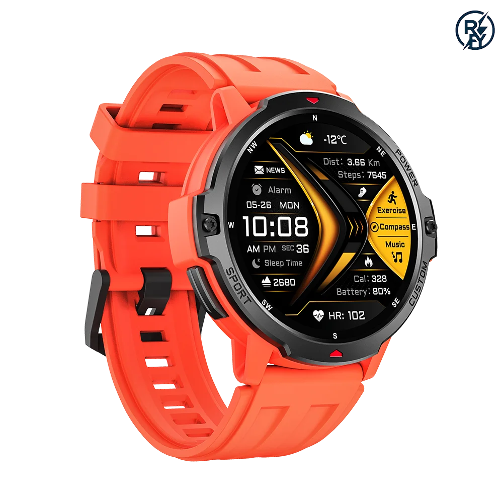 C31 Smartwatch, Sports GPS Watch, Heart Rate & Blood Oxygen Monitoring, Waterproof, Outdoor, All-Day Dynamic Heart Rate Data Wat