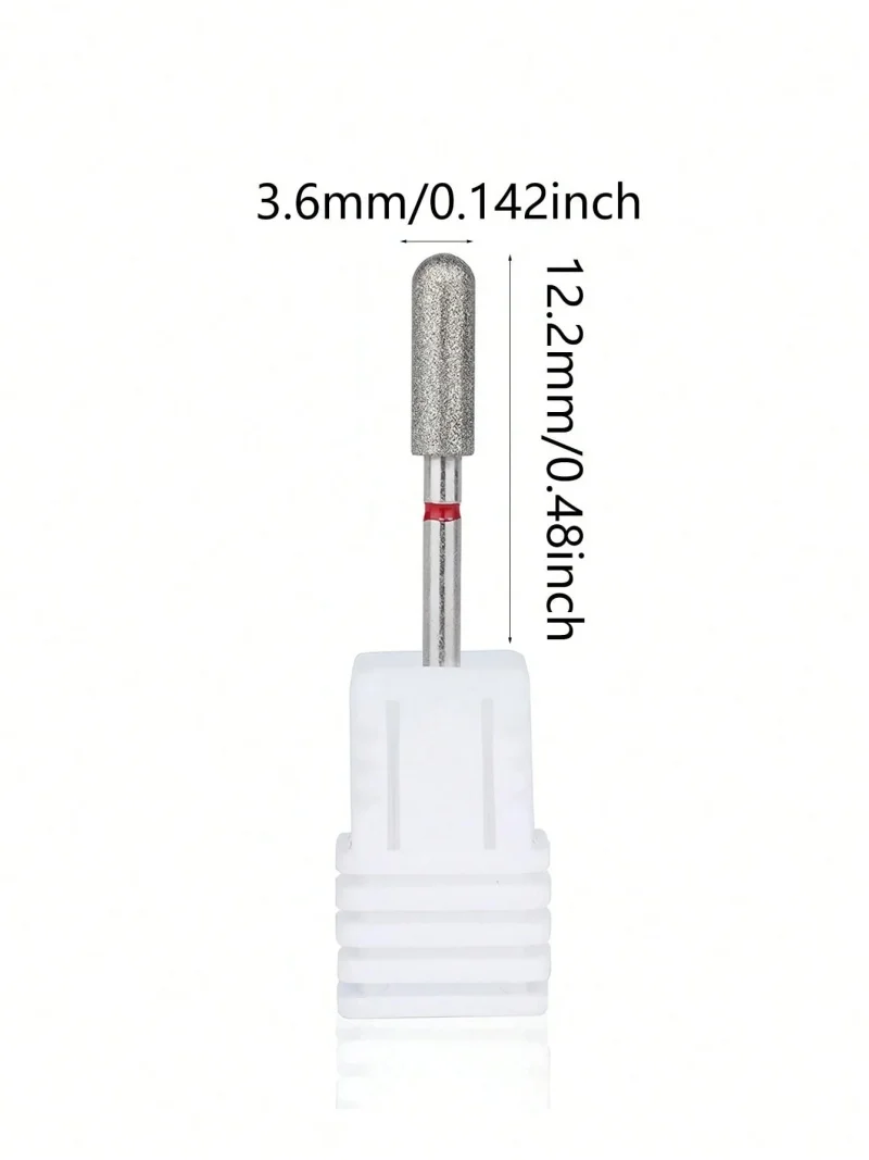 1/3/5 pièces foret à ongles pour perceuse à ongles électrique Machine dissolvant élimination des peaux mortes ongles professionnel manucure pédicure outil