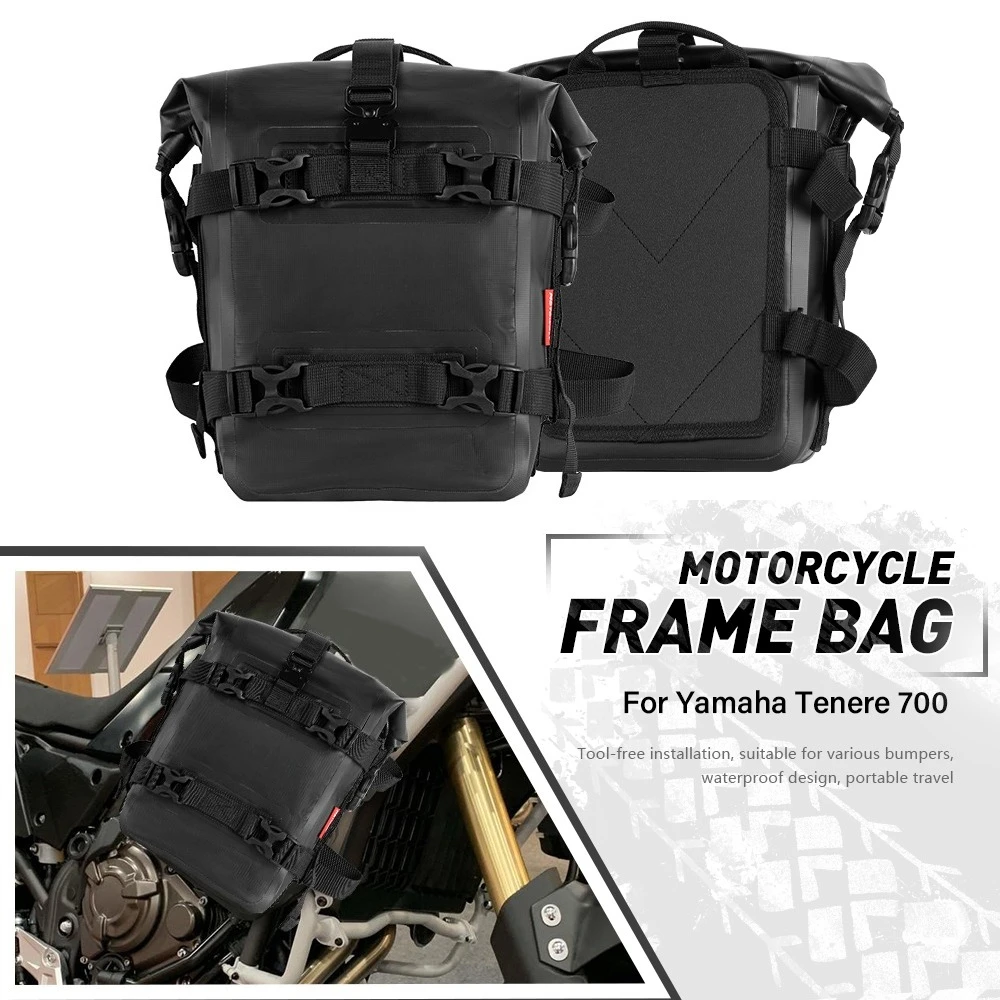 Universal Motorcycle Crash Bars Bumper Bag Riding Equipment Package Multifunctional Waterproof Storage Tools Pack Accessories