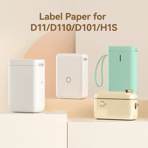 Imagen 2 del producto Papel de etiquetas impermeable, etiqueta de impresión antiaceite, cinta de precio, etiqueta adhesiva resistente a los arañazos para Niimbot D11 D110 D101 H1S