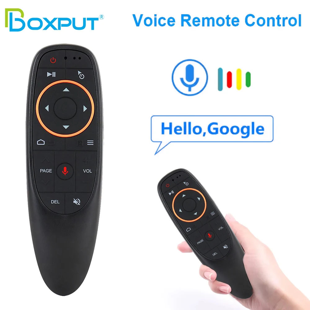 G10S Pro BT Chuột Không Dây 2.4G Con Quay Thông Minh Điều Khiển Từ Xa Với Tiếng Nói IR Học Tập Cho Android TV Box h96 MAX X88 PRO X9