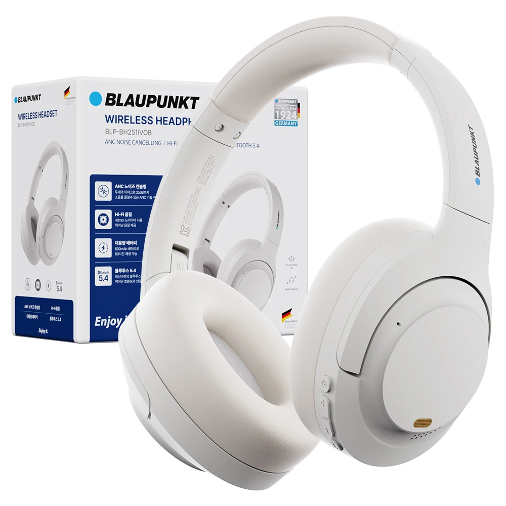 Blaupunkt ANC إلغاء الضوضاء مرحبا فاي بلوتوث 6.0 سماعة رأس لاسلكية BLP-BH251 عالية الجودة غالاكسي آيفون سماعات التسليم في نفس اليوم #3