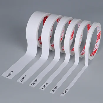 164 Fuß doppelseitiges Klebeband, 8 m, ultradünn, weiß, starkes Klebeband, Aufkleber für Zuhause, Büro, Basteln, doppelseitiges Klebeband, klebriges Papier