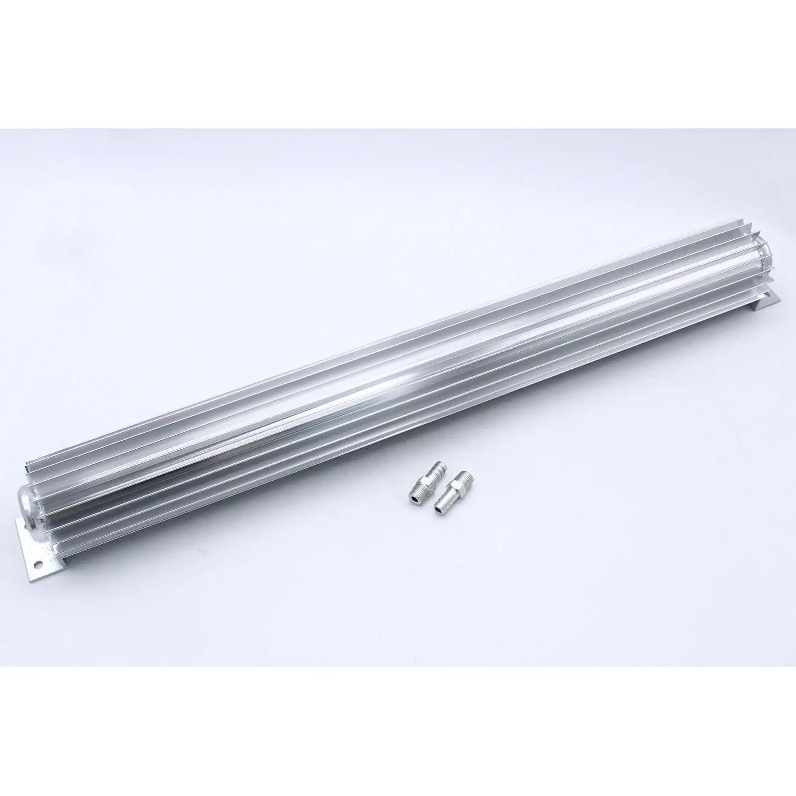 

24-дюймовый двухпроходной трансмасляный радиатор с ребрами, сверхмощный автомобильный охладитель премиум-класса, аксессуары для транспортных средств, универсальный охладитель трансмиссии