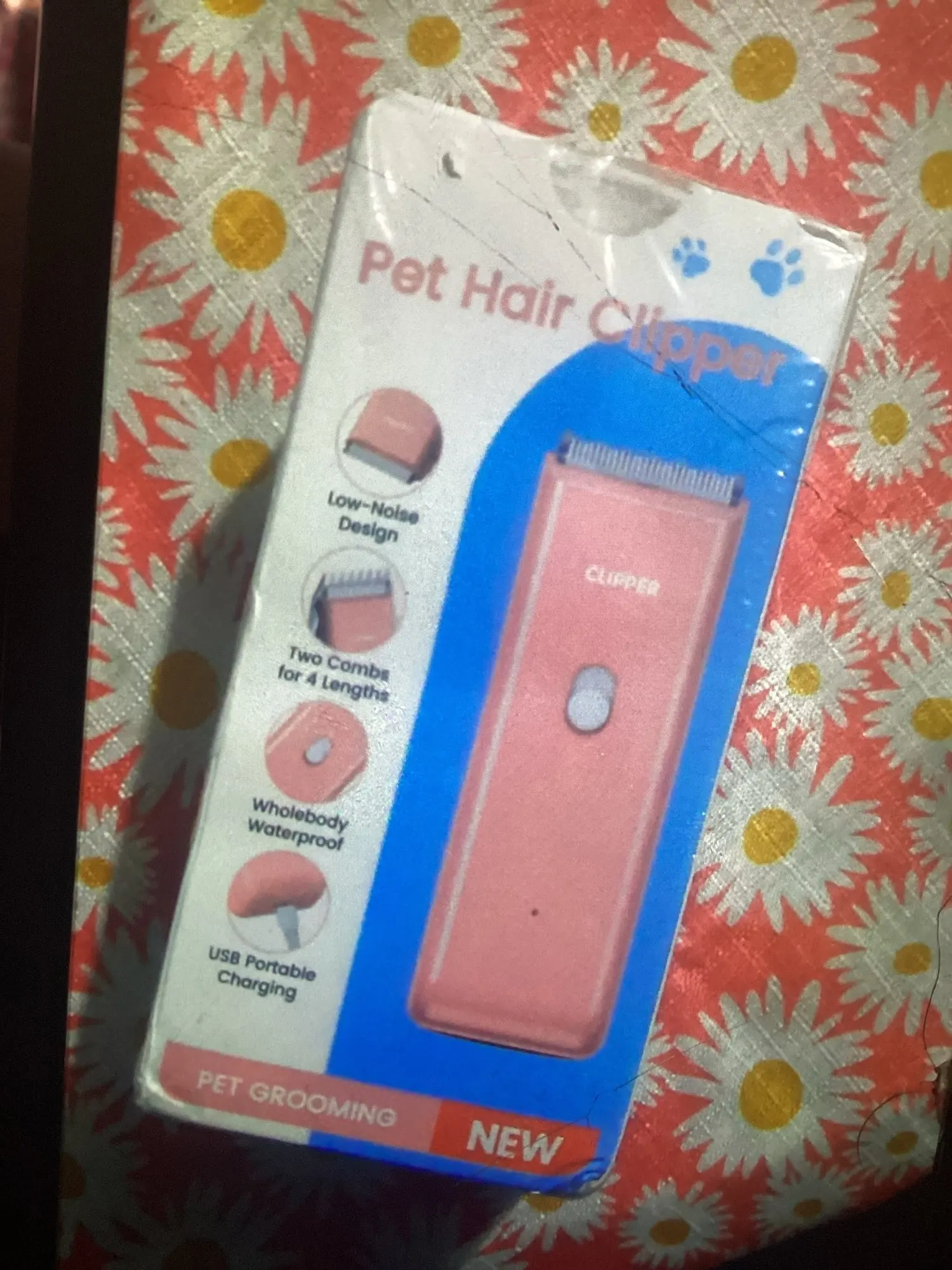 Customer review photo for Cordless Pet Grooming Clippers