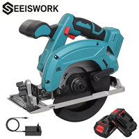 SEEISWORK 165mm Brushless Circular Saw Multifunctional Tool Handheld Cordless Electric Chainsaw baking Tools for Makita 18V