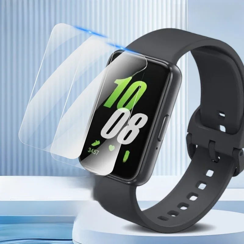 Verre trempé pour Samsung Galaxy Fit 3 Films anti-rayures TPU Smartwatch protecteur d'écran HD Film de protection pour Samsung Galaxy
