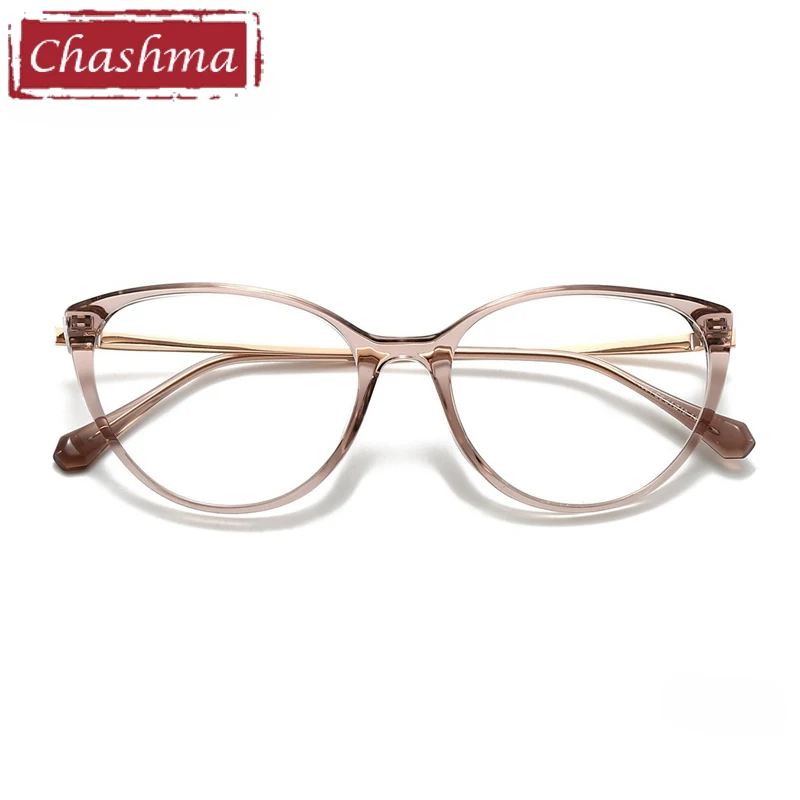 

Chashma Prescription Glasses Women Cat Eye Fashion Acetate Optical Eyewear Spectacles For Recipe Myopia Read Eyeglasses Frames