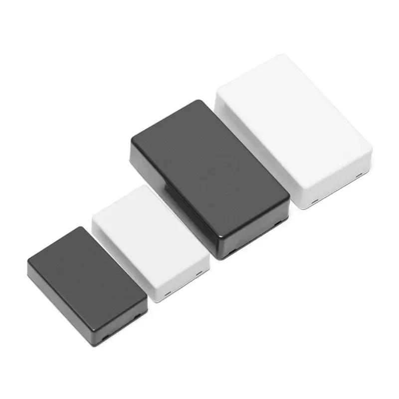 70/100mm bricolage boîtier Instrument mallette de rangement blanc noir boîtier étanche boîtes boîte de projet électronique