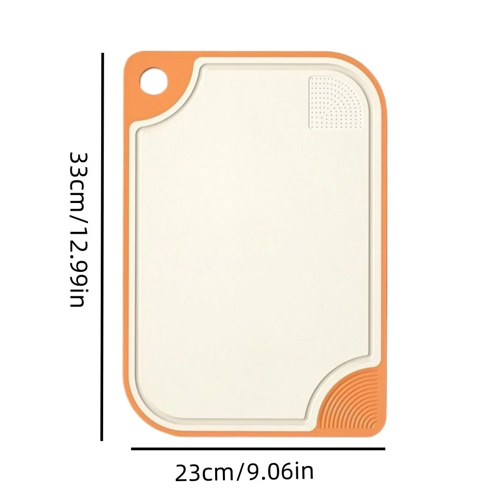 Wheat Straw Double-Sided Antibacterial Cutting Board Home Kitchen Anti-mildew Anti-slip Plastic Multi-functional Sticky Board