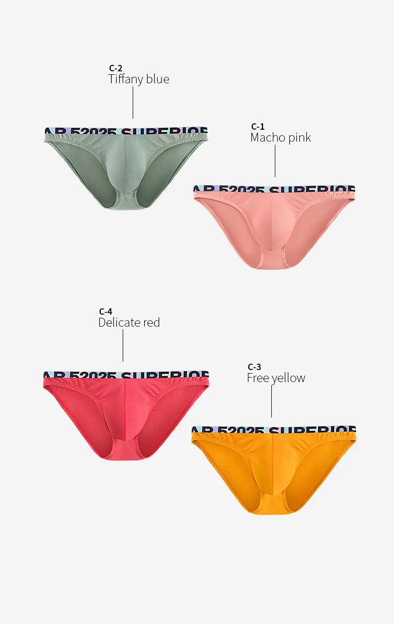 52025 Slips Altos de Modal de Lujo – Mini-slips para Hombre Suaves y Sedosos, Bolsa Anatómica Sexy, Ropa Interior con Estilo