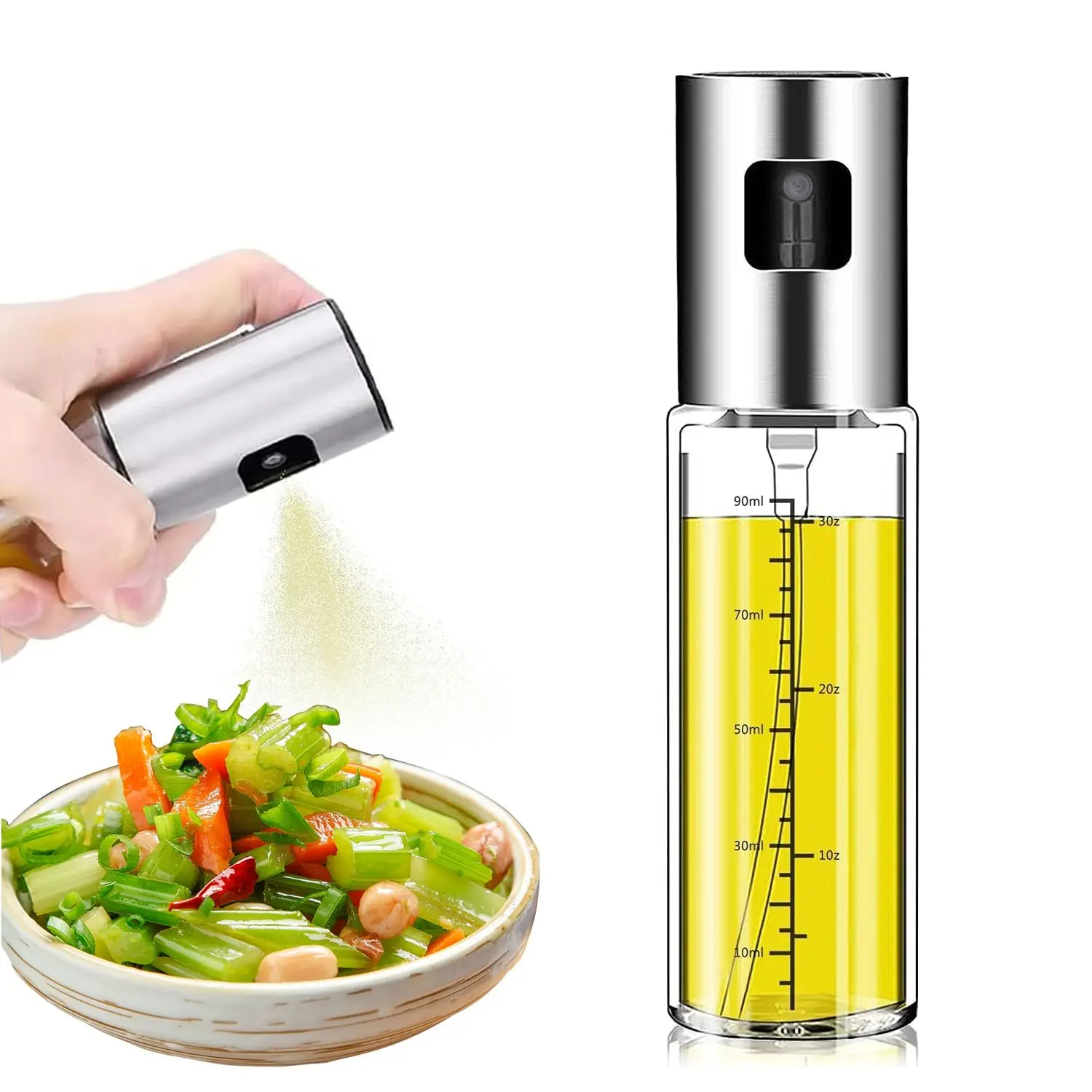 

Kitchen Essentials,Oil Sprayer For Cooking Olive Oil Spritzer,Oil Sprayer for Air Fryer, Salad,BBQ,Roasting