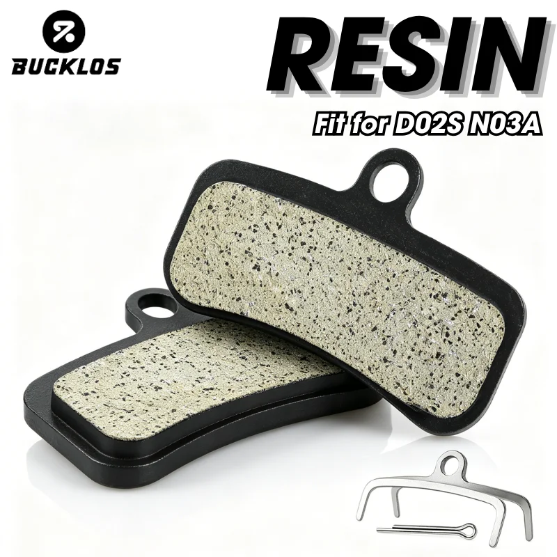 AliExpress BUCKLOS Resin MTB Bike Brake Pads for D02S N03S N03A Bicycle Disk Brake Pad Wear-resistant Road Bike Brake Pads Bicycle Parts