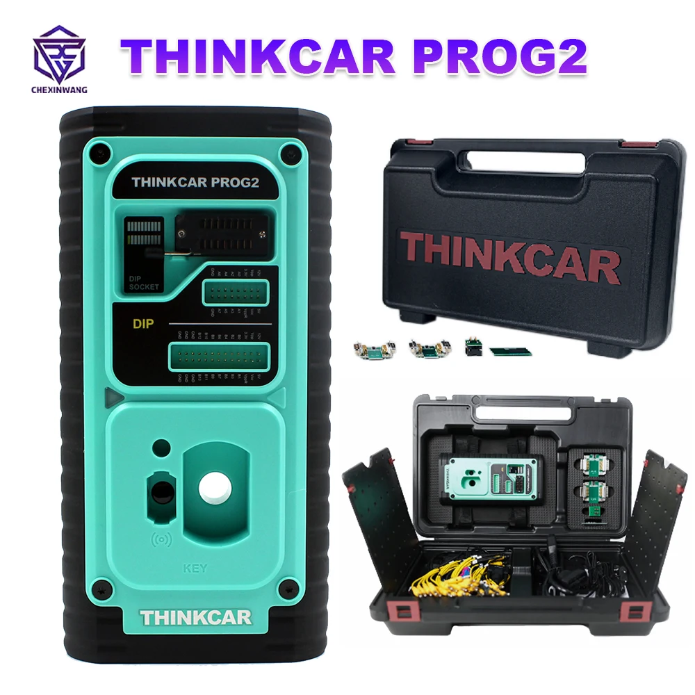 

THINKCAR PROG2 Immobilizer Auto Advanced Key Fob Programmer and IMMO Tool Car Key Match Remote Control Match Read Write Key Chip