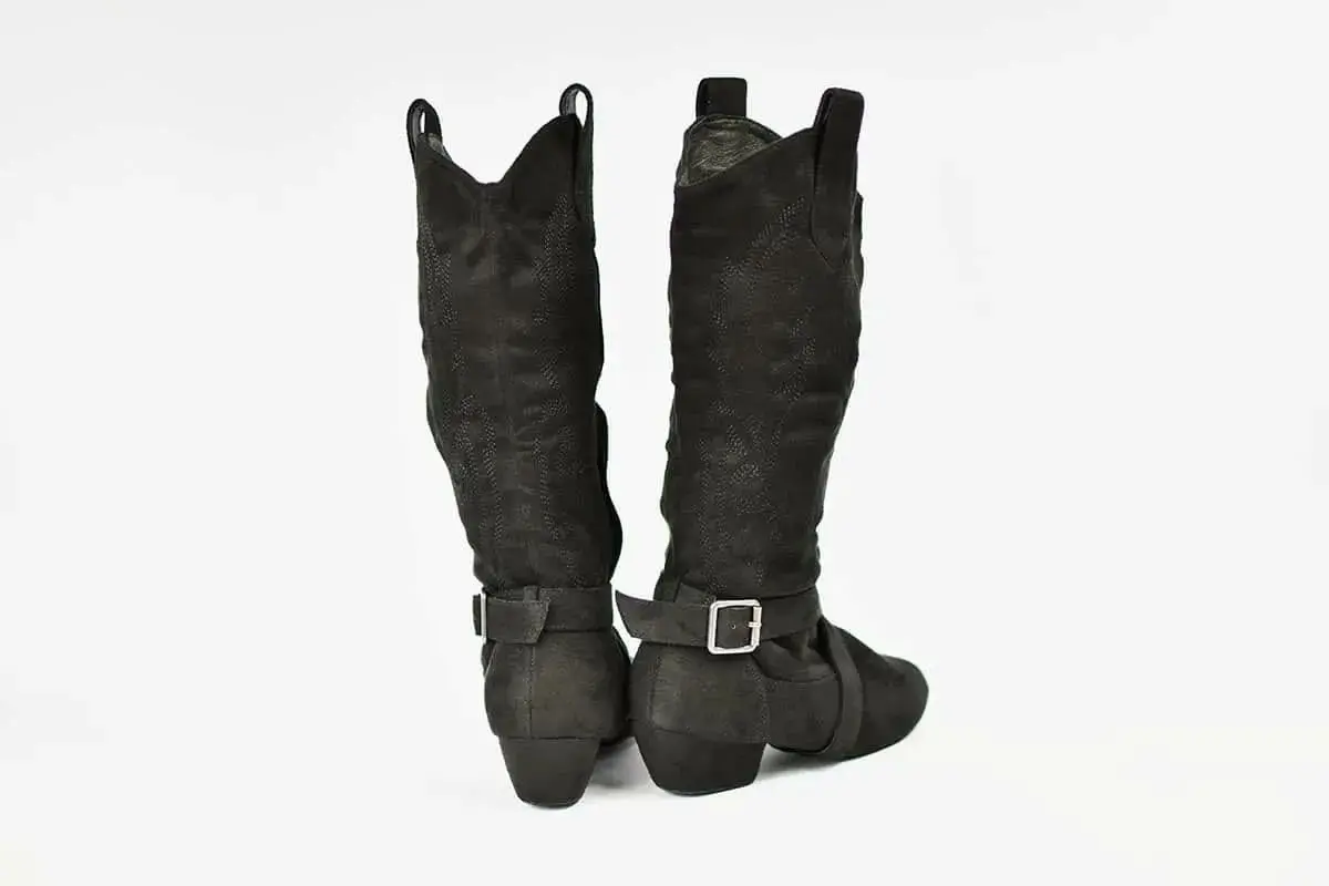 Oyidance  Brand New Arrival Soft Suede Western Style Line Dancing West Coast Swing Dance Boots