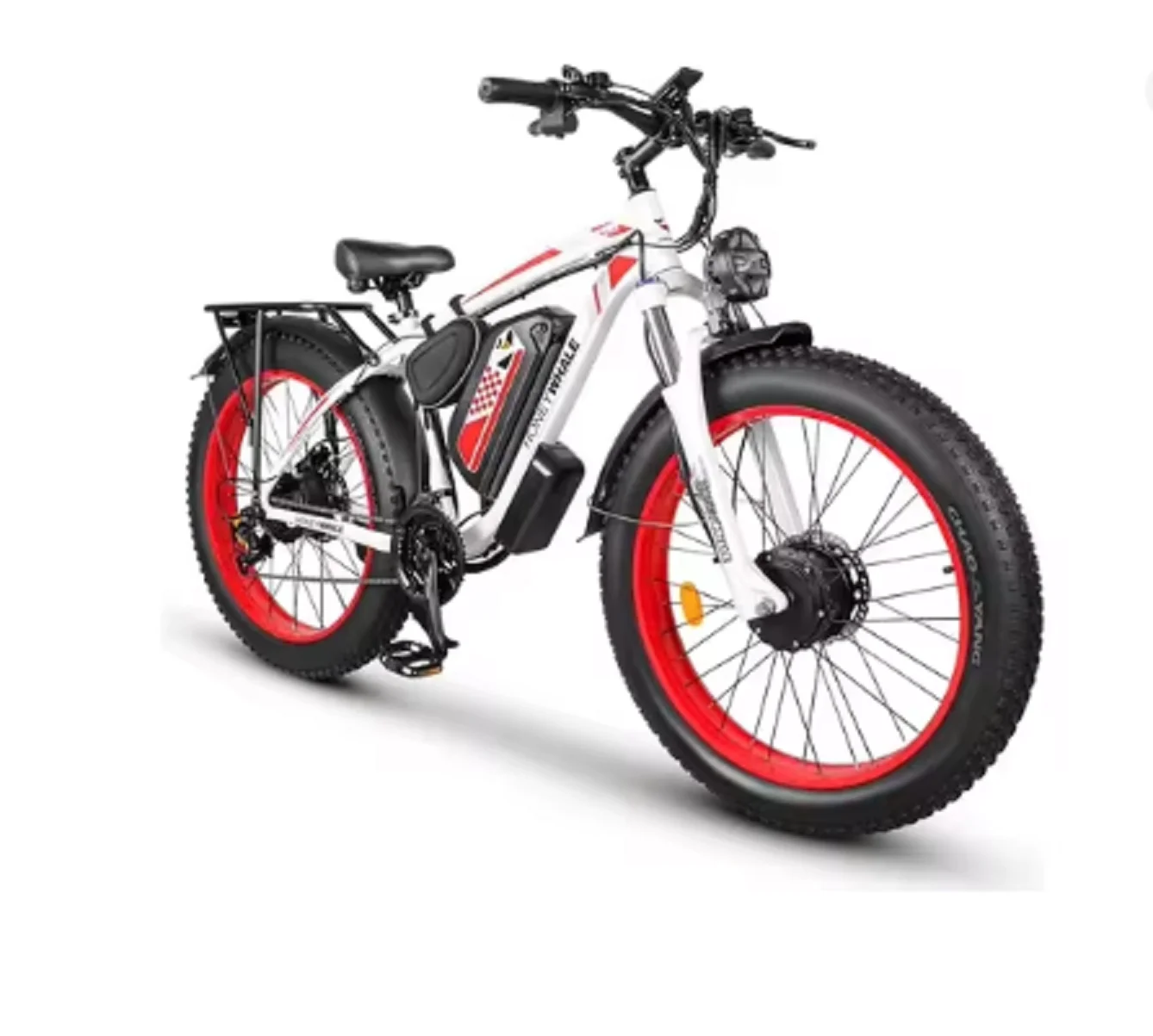 Sepeda Listrik Kecepatan Maksimum untuk Dewasa Sepeda Listrik untuk Dewasa, 1050W *2 Sepeda Listrik Honey Whale dengan 21 Kecepatan