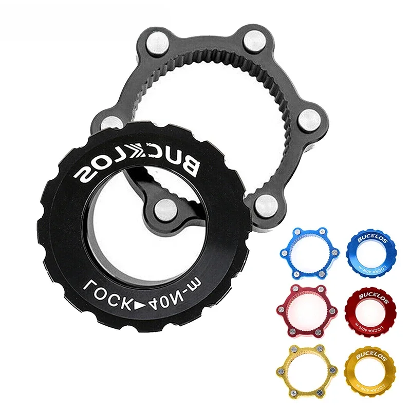 AliExpress BUCKLOS Bicycle Center Lock To 6-Hole Adapter Mountain Bike Hub Center Lock Conversion MTB Disc