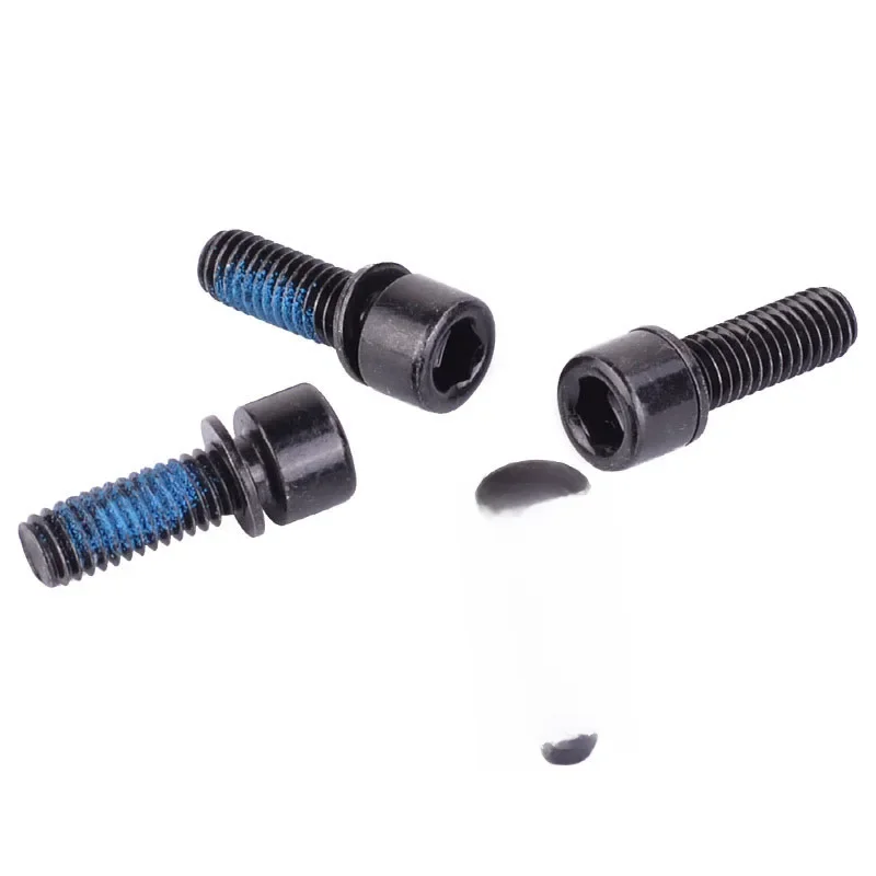 AliExpress 4pcs Screws Black M6x18MM Bike Disc Brake Mount Adapter Brake Caliper Fix Screws Replacement