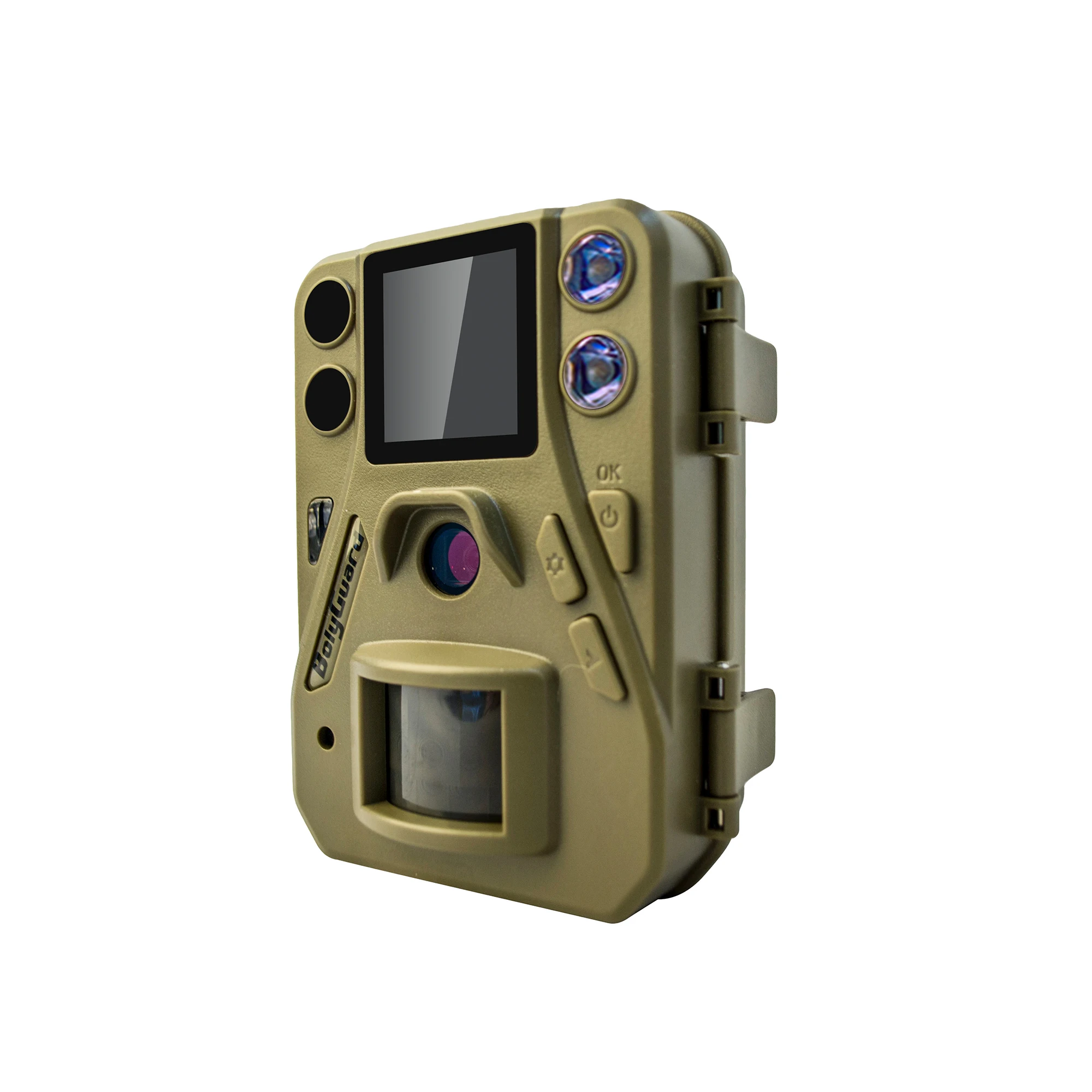 

BolyGuard 4K 30fps SG520-DB Dual Flash ( 940nm Black IR&White LED) Portable Hunting Game Camera Trail Cam for Outdoor Wildlife